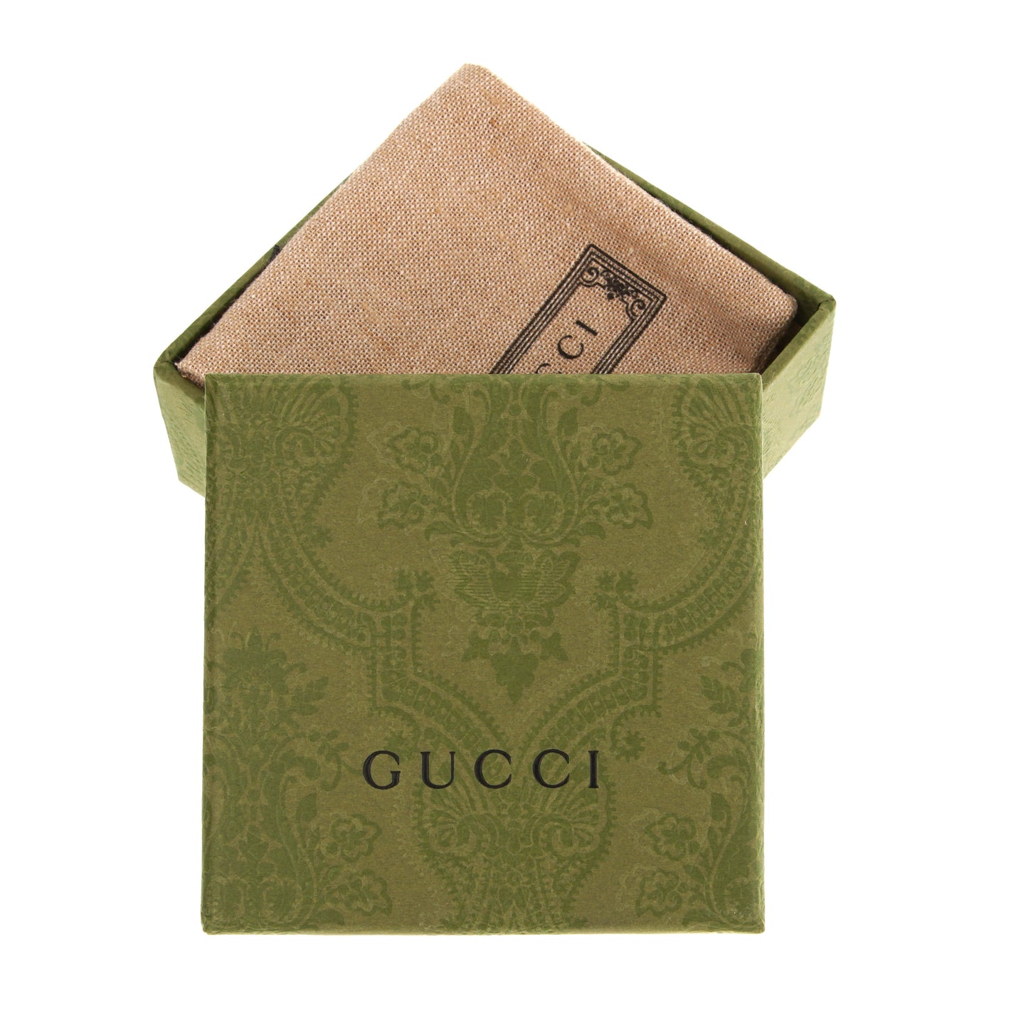 Gucci Garden Sterling Silver Chick Band Ring Size 7 1/2