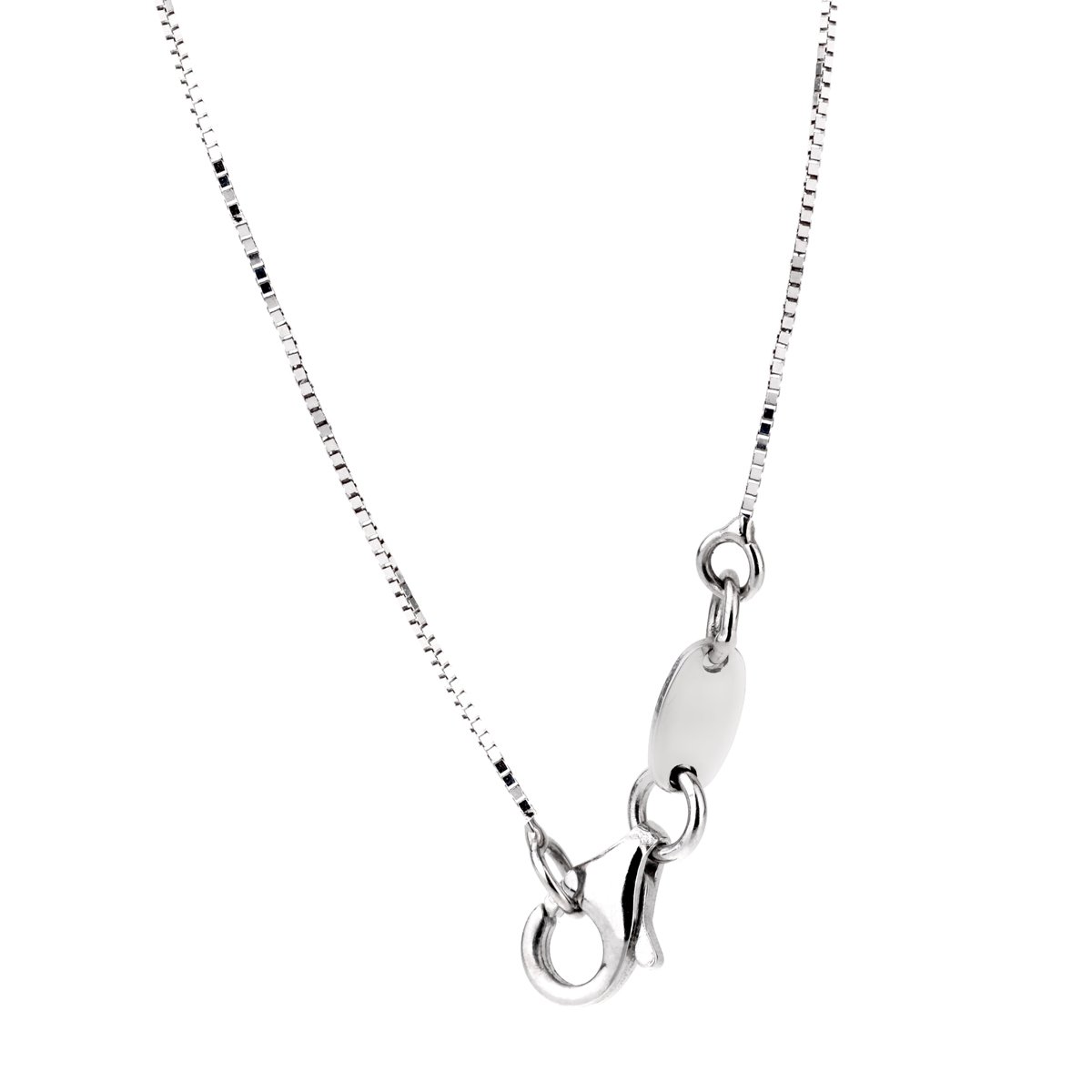 Bliss by Damiani Diamond 18k White Gold Heart Necklace