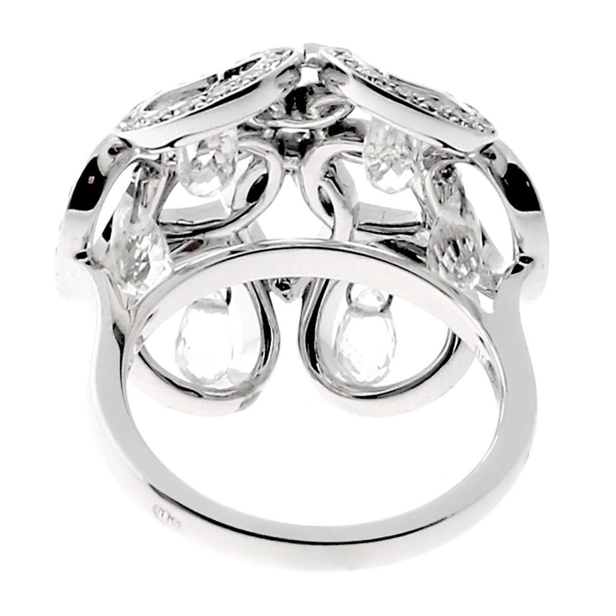 Boucheron Diamond Briolette White Gold Ring