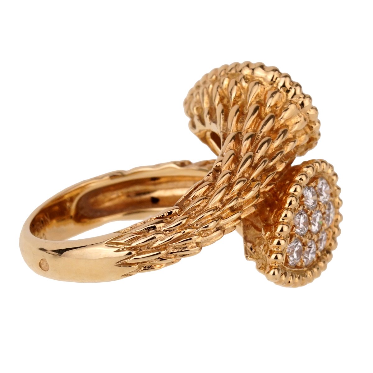 Boucheron Serpent Boheme Toi et Moi Diamond Gold Ring