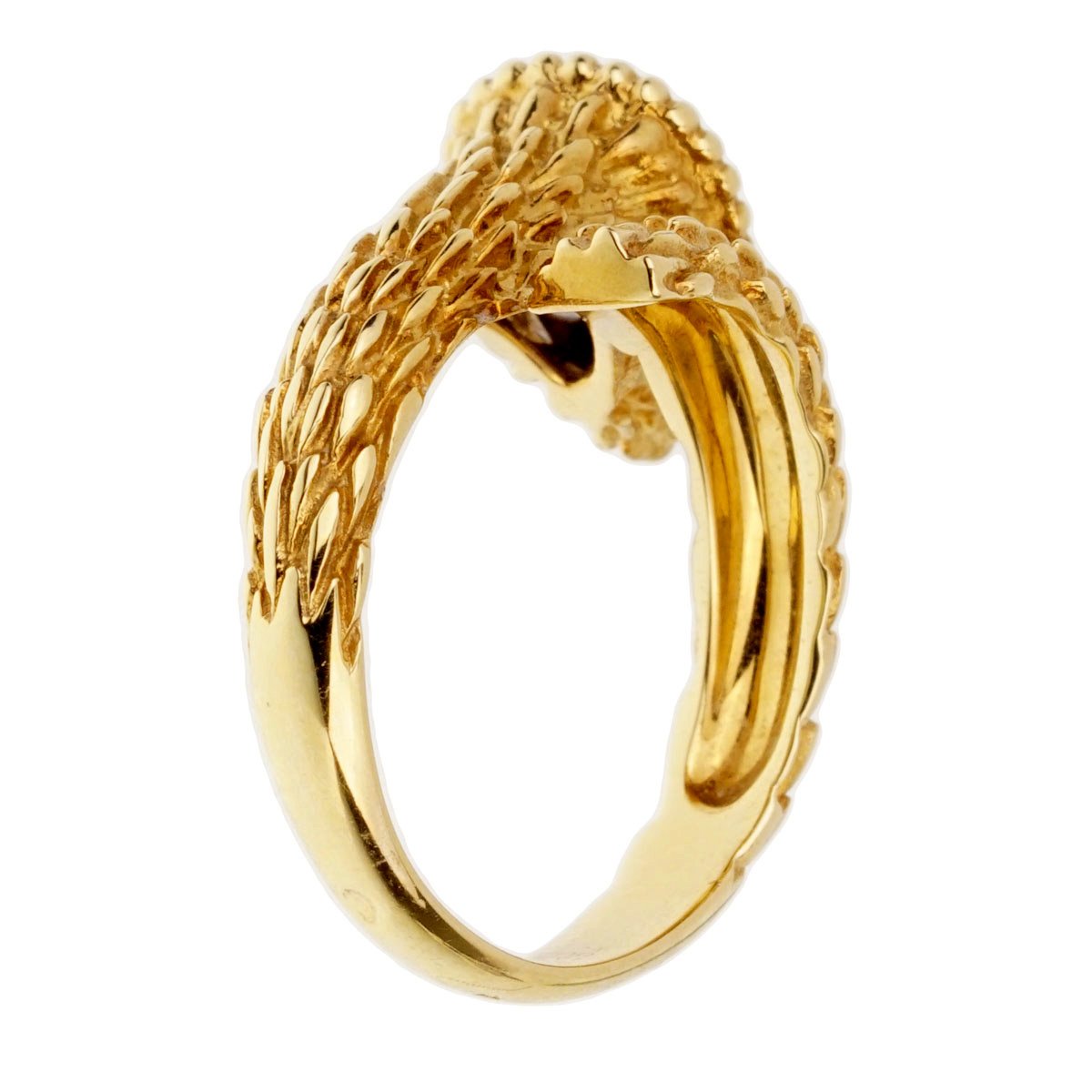 Boucheron Serpent Boheme Yellow Gold Diamond Ring