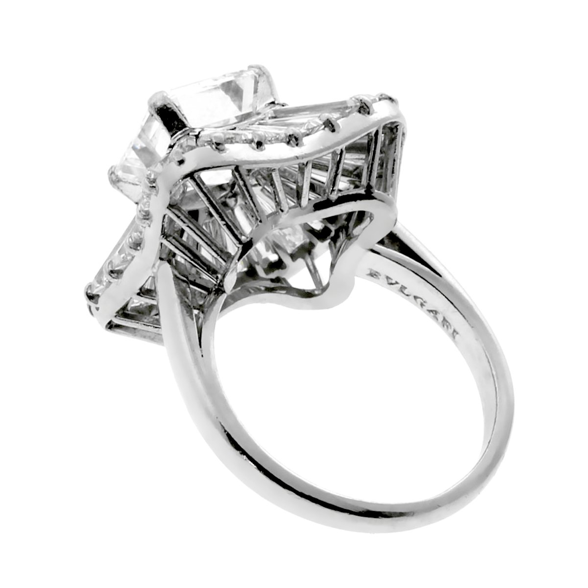 Bulgari Ballerina Diamond Engagement Platinum Ring