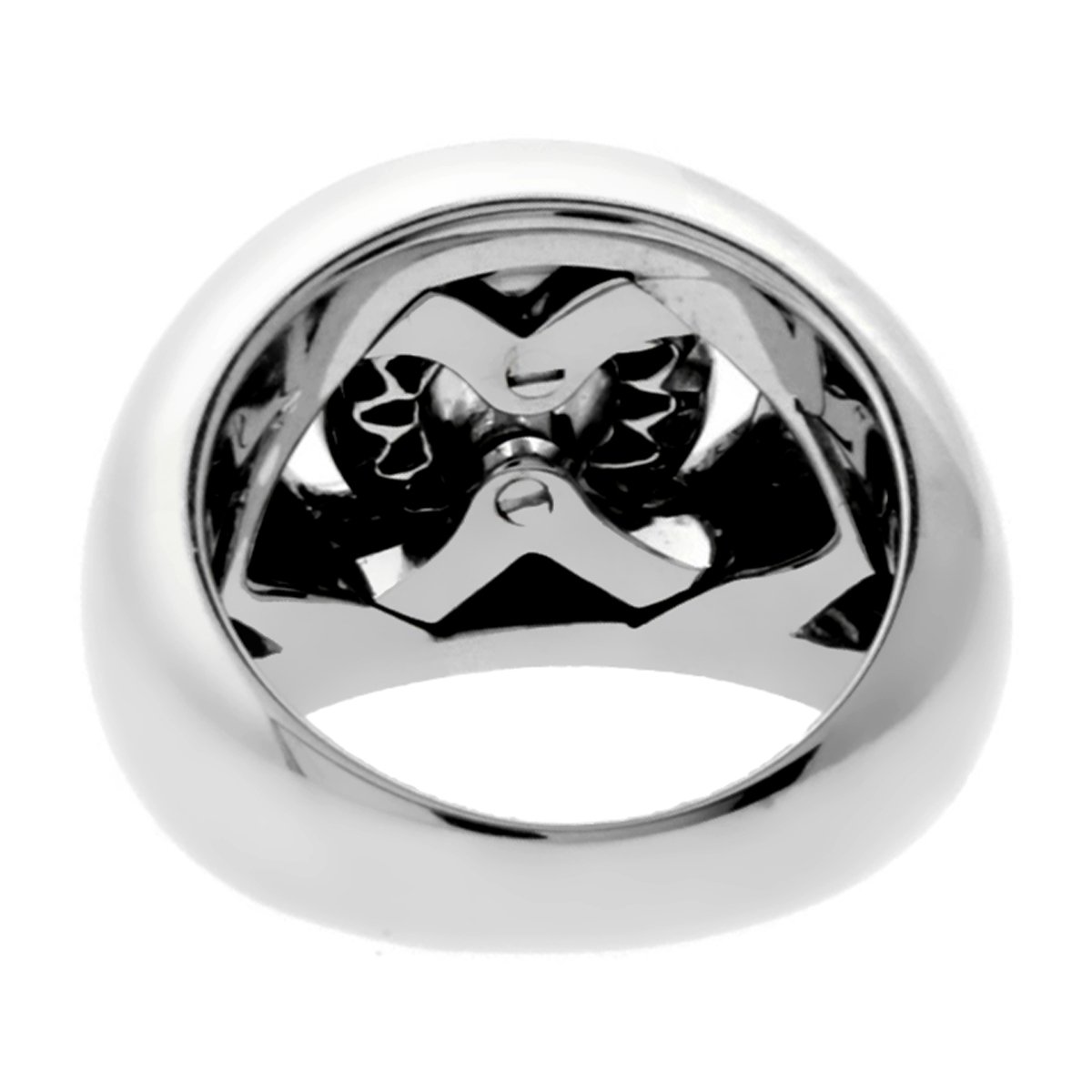 Bulgari Diamond Dome Gold Ring