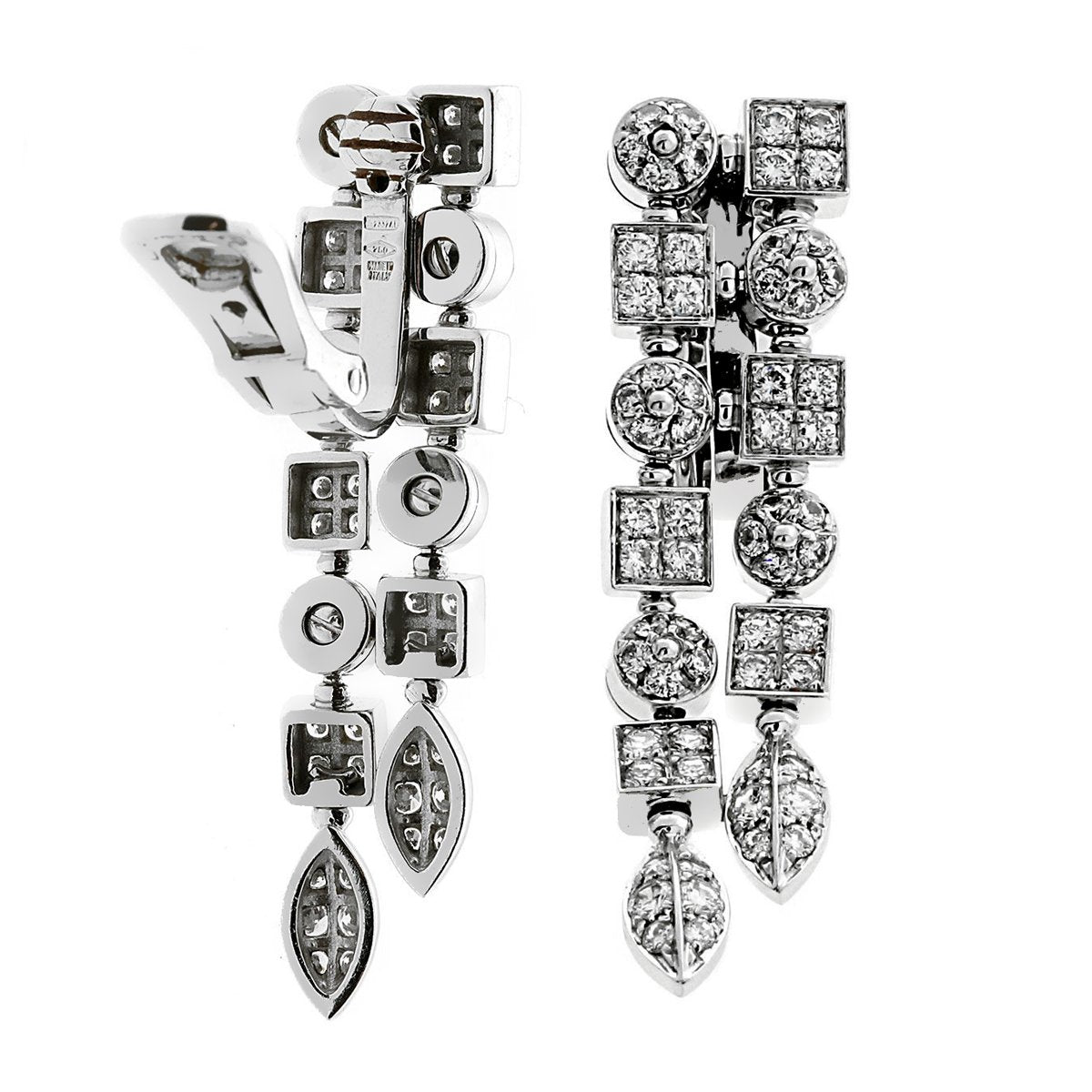 Bulgari Lucea Diamond White Gold Earrings