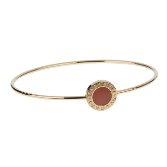 Bvlgari Bvlgari Carnelian 18k Rose Gold Bangle Bracelet