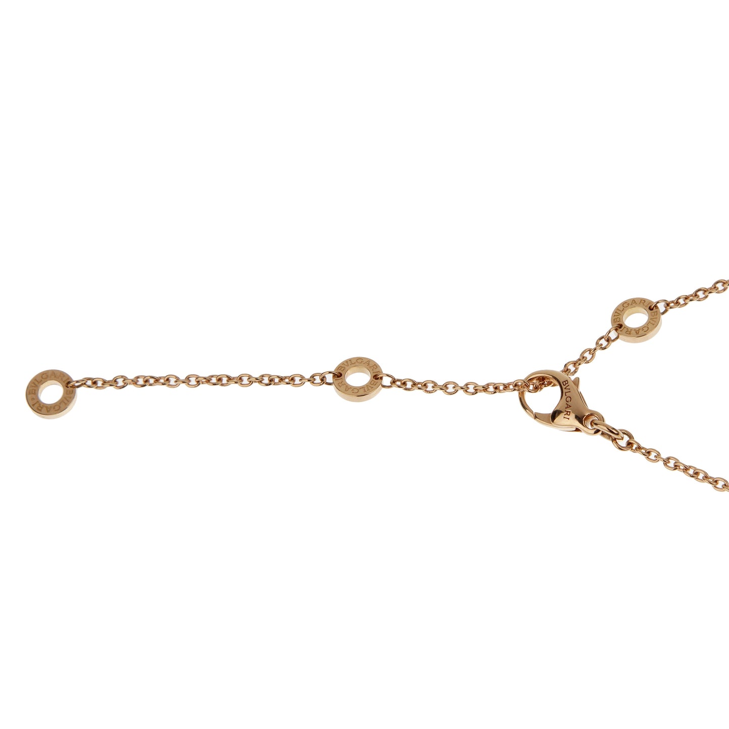Bvlgari Bvlgari Solitaire Diamond Rose Gold Pendant Necklace