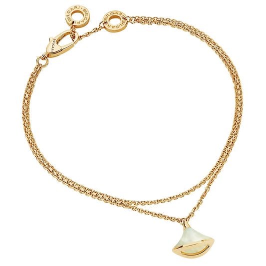 Bvlgari Divas Dream 18k Yellow Gold Mother of Pearl Bracelet