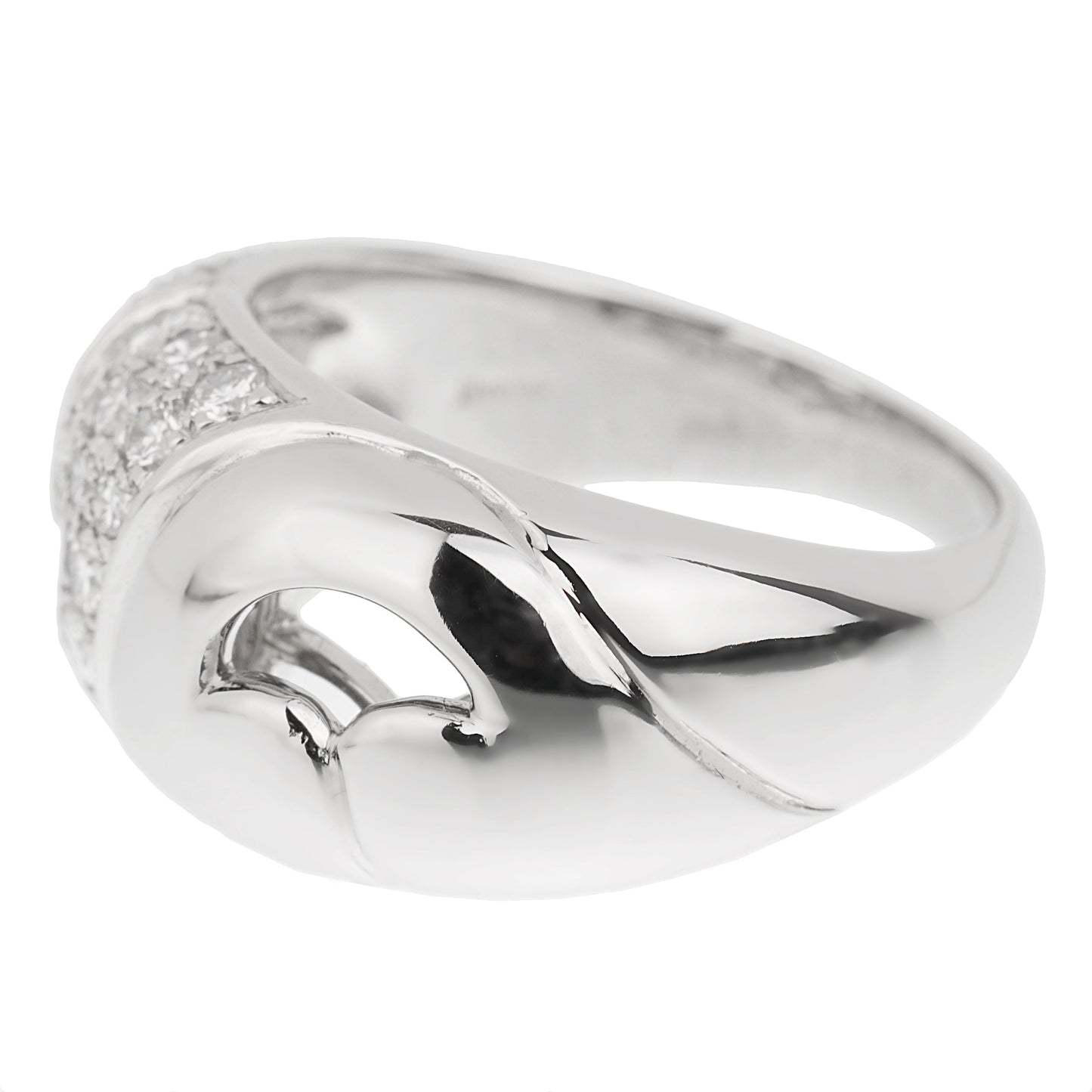 Bvlgari Vintage Platinum Diamond Band Ring