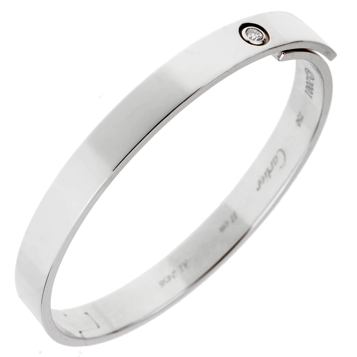 Cartier Anniversary White Gold Diamond Bracelet