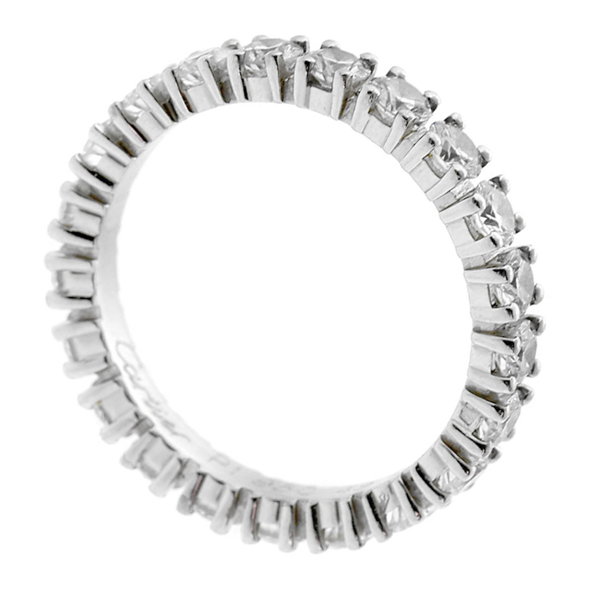 Cartier Diamond Eternity Platinum Ring