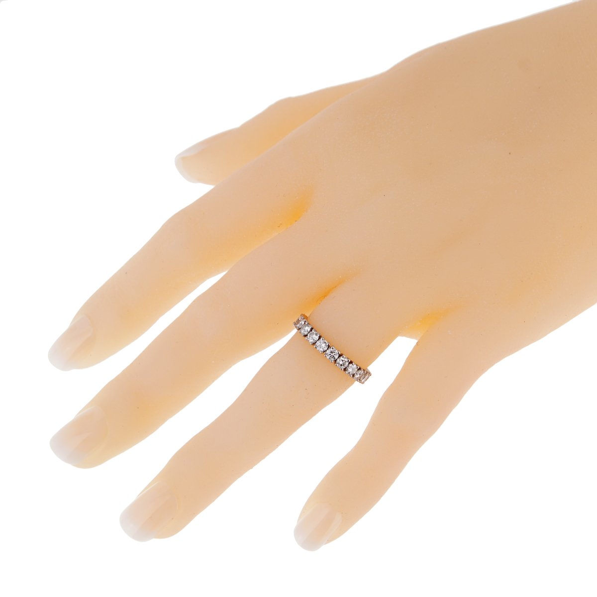 Cartier Diamond Eternity Platinum Ring