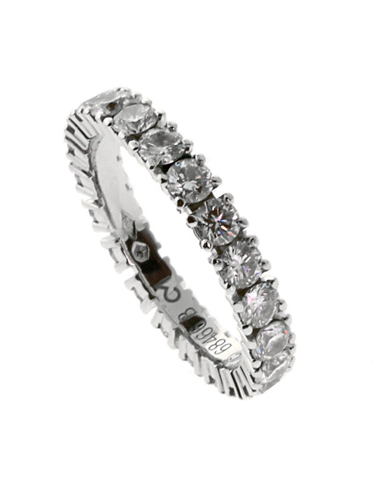Cartier Diamond Eternity Platinum Ring