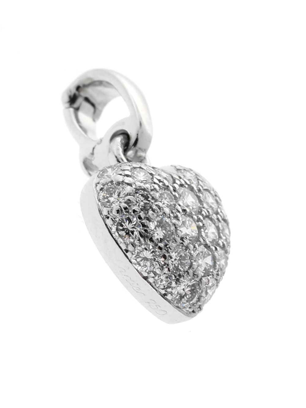 Cartier Diamond Heart Pendant Necklace