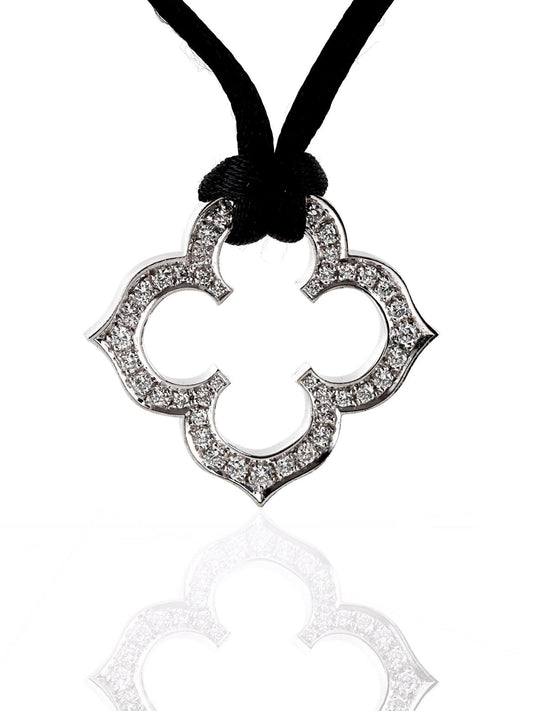 Cartier Diamond Necklace 18k White Gold