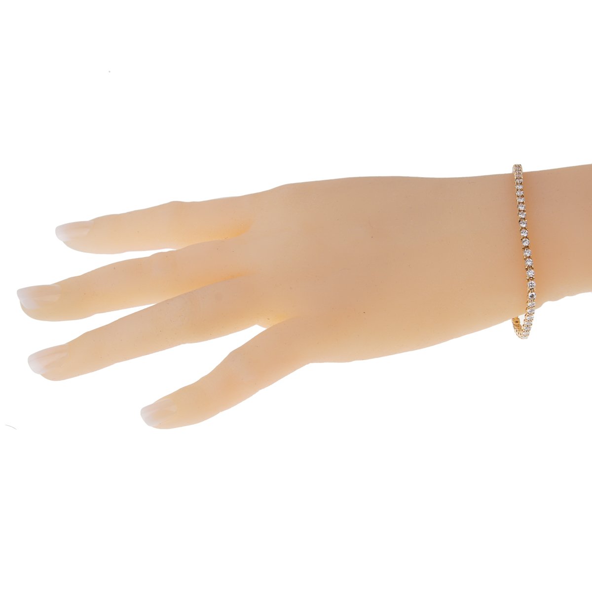 Cartier Diamond Tennis Gold Bracelet