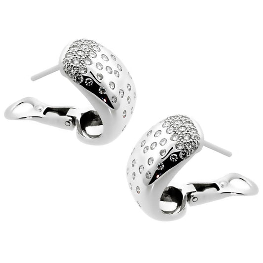 Cartier Diamond White Gold Earrings