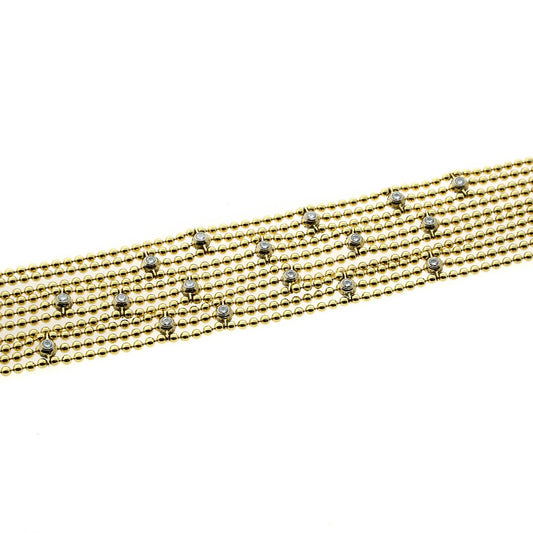 Cartier "Draperie de Decollete" Diamond Bracelet in 18k Yellow Gold