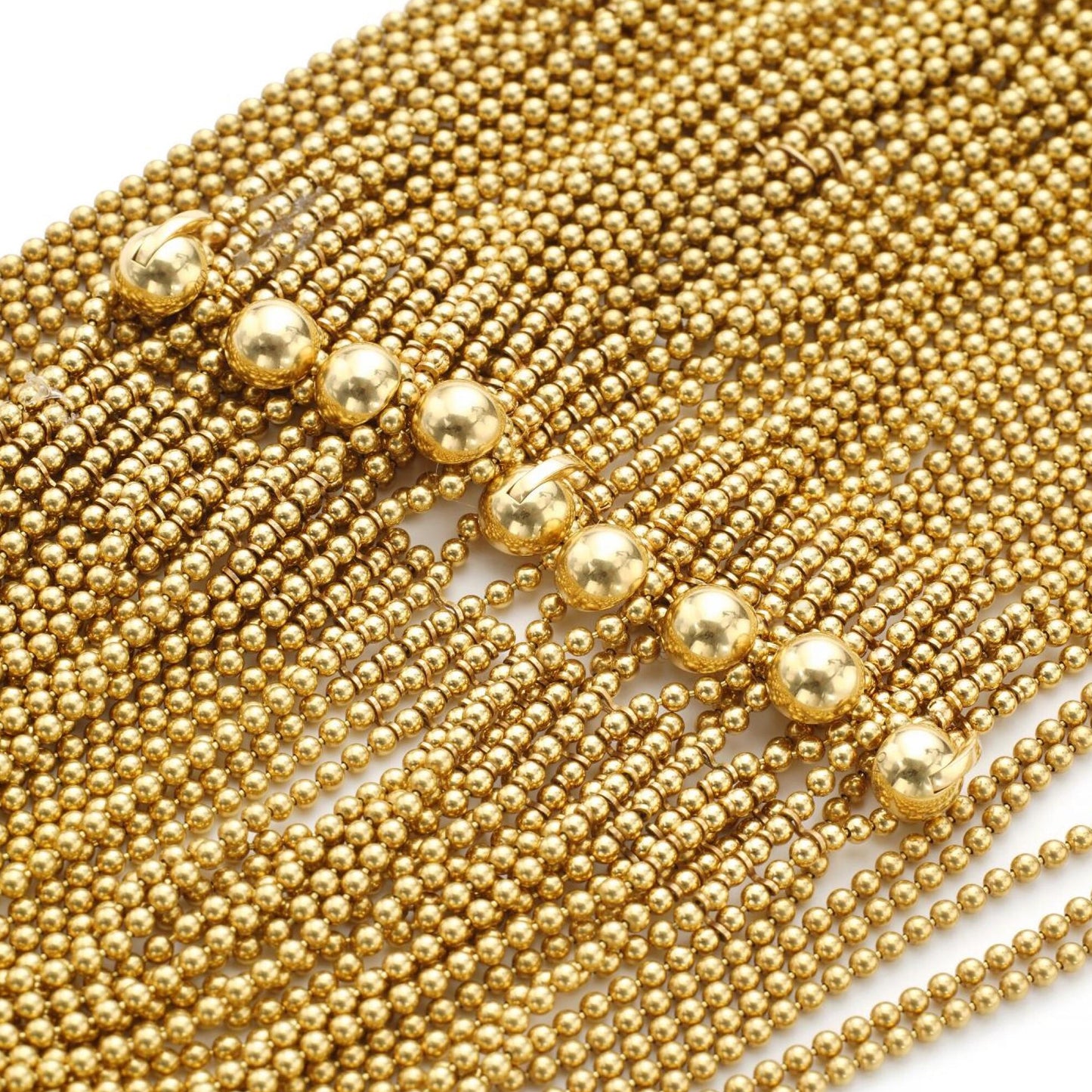 Cartier Draperie 18k Yellow Gold Beaded Vintage Necklace