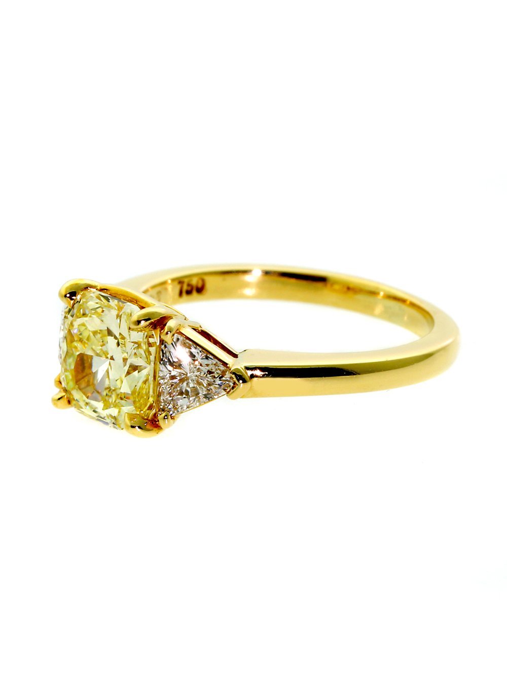 Cartier Fancy Intense Yellow Diamond Gold Ring