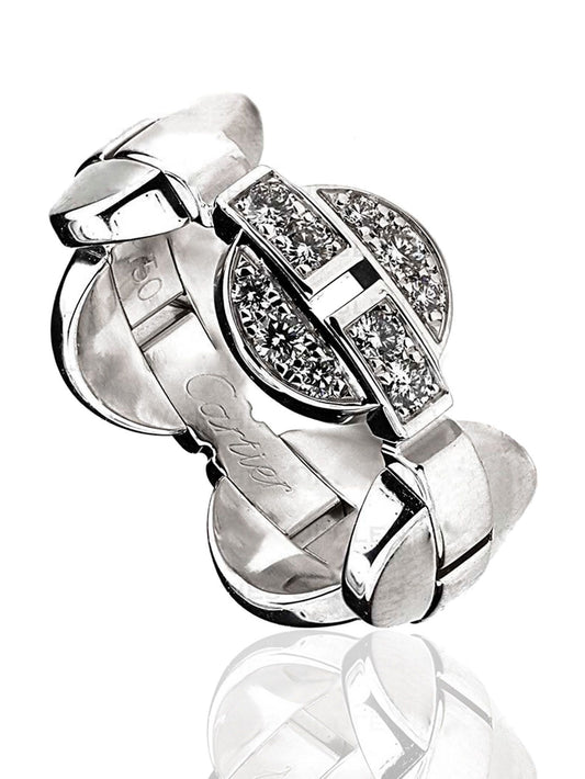 Cartier Himalia Diamond White Gold Ring