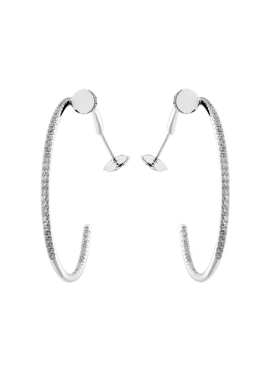 Cartier Juste Un Clou Diamond Earrings