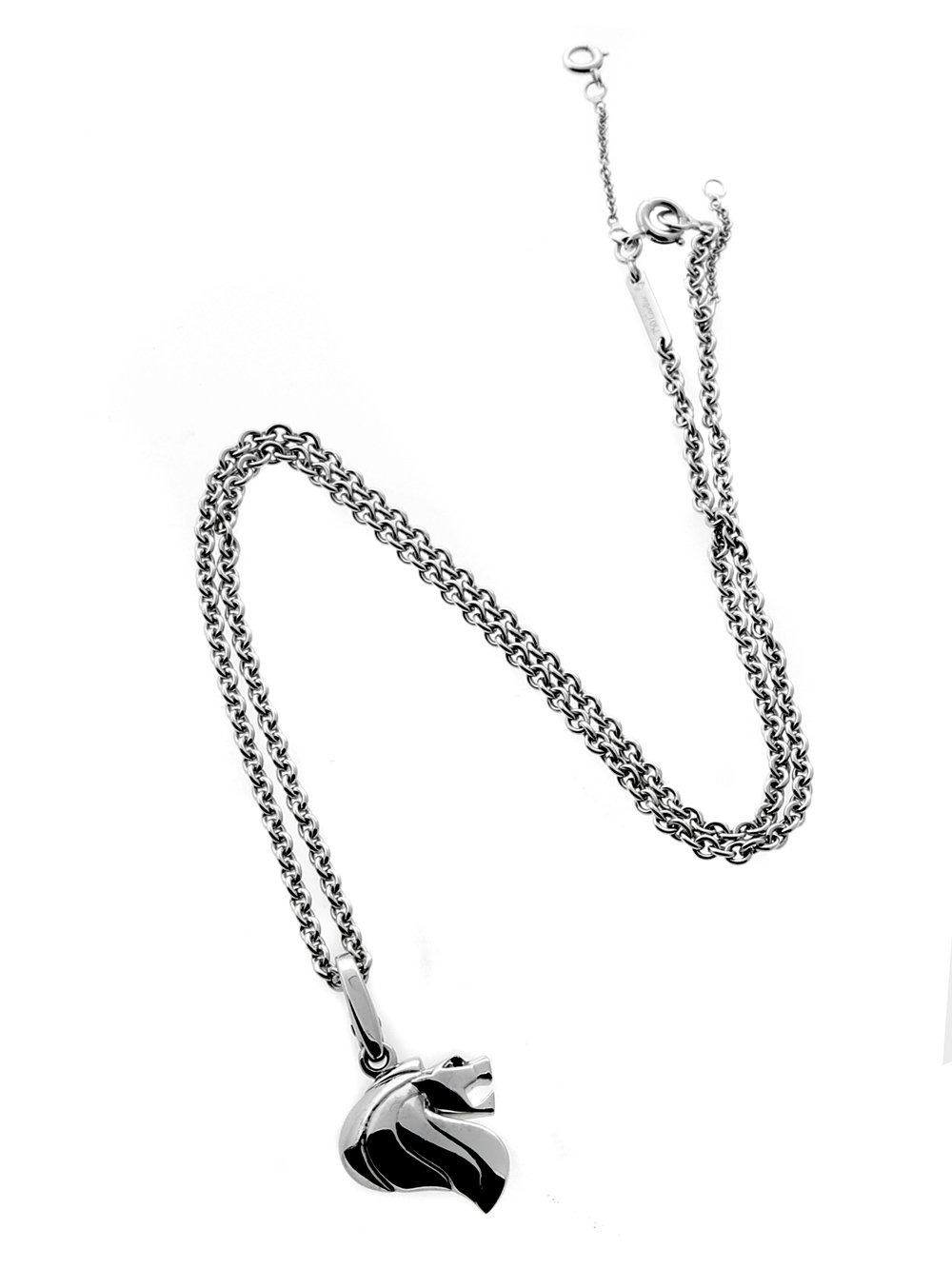 Cartier Lion Charm White Gold Pendant