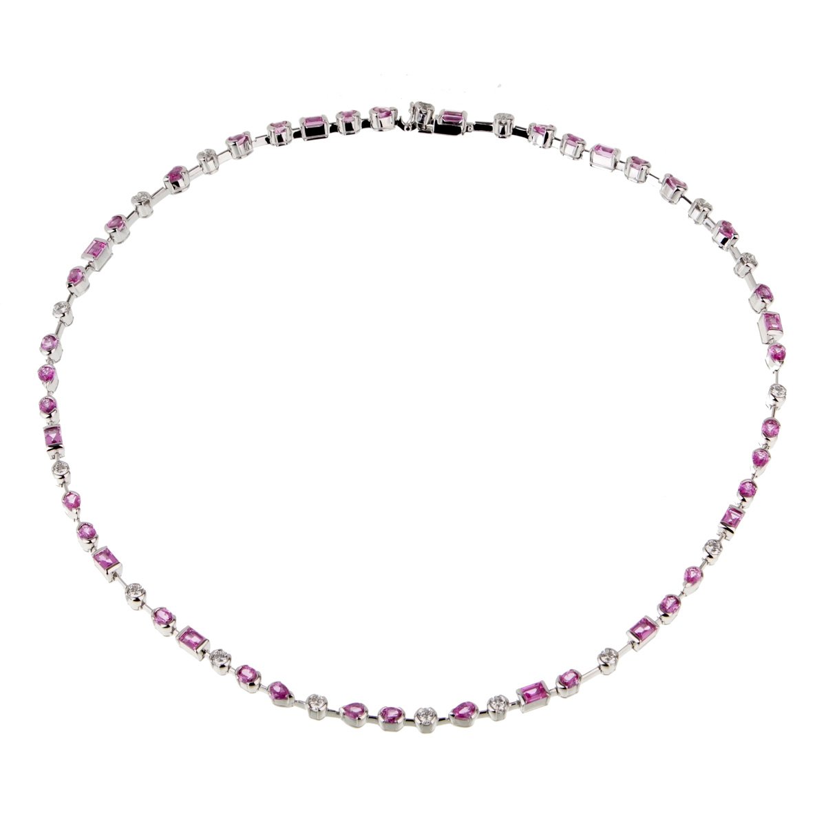 Cartier Meli Melo Diamond Pink Sapphire Necklace