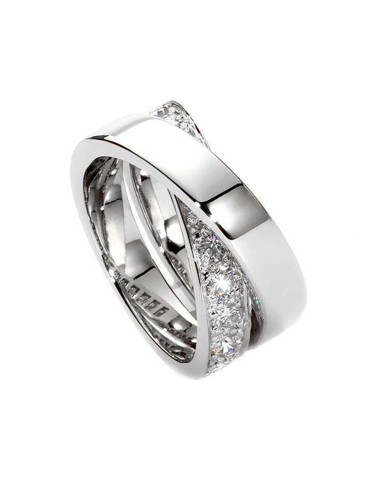 Cartier Nouvelle Vague Diamond White Gold Ring