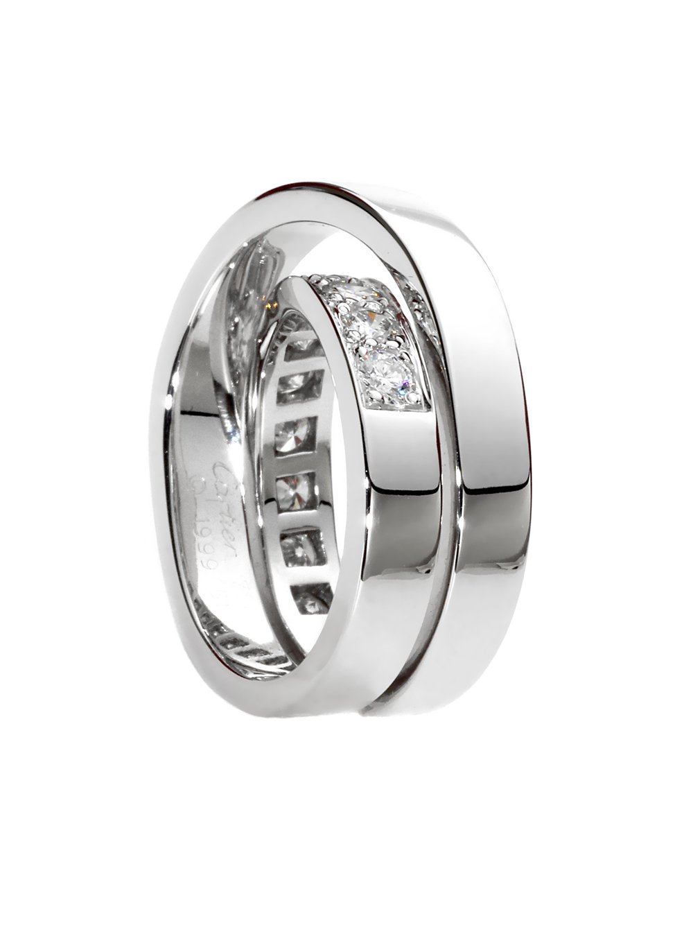 Cartier Nouvelle Vague Diamond White Gold Ring