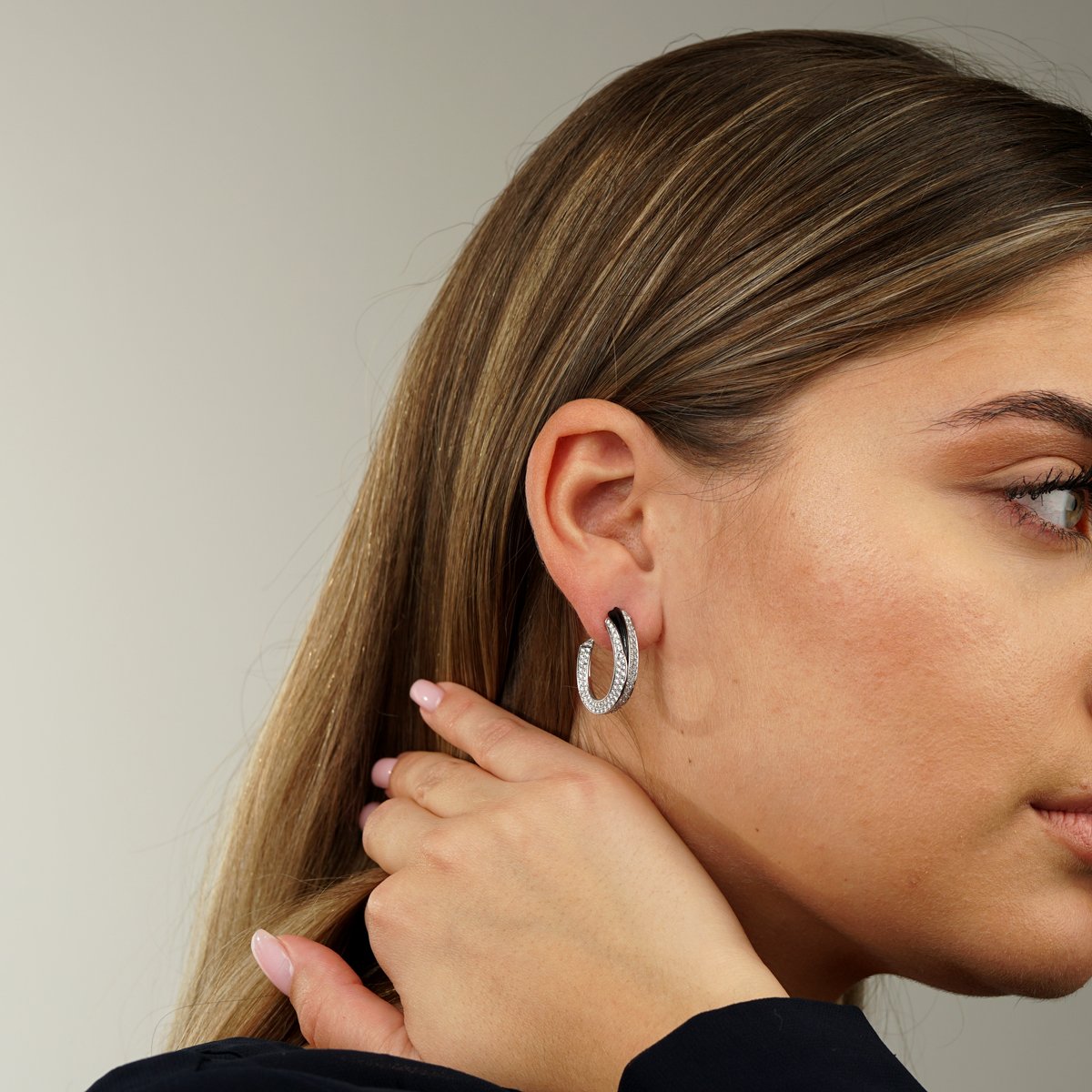 Cartier Panthere Diamond Onyx Earrings