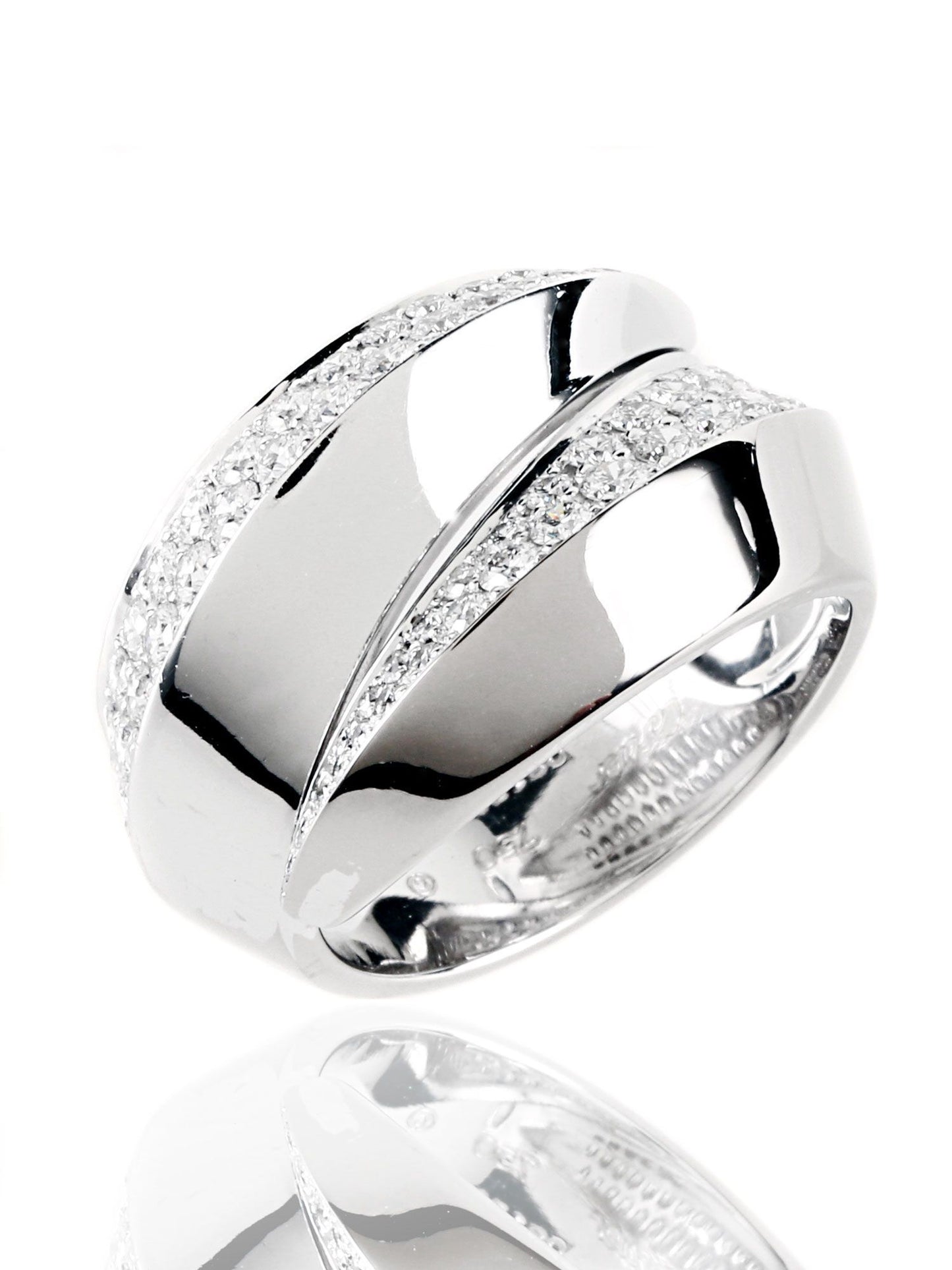 Cartier Panthere Diamond Ring in 18k White Gold