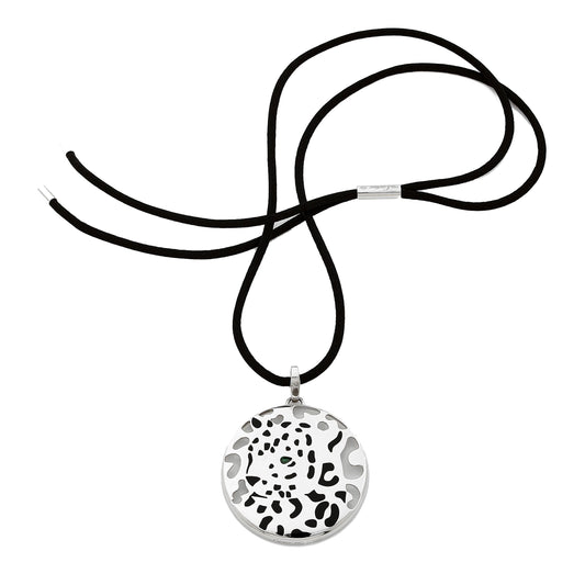 Cartier Panthere Openwork White Gold Pendant Necklace