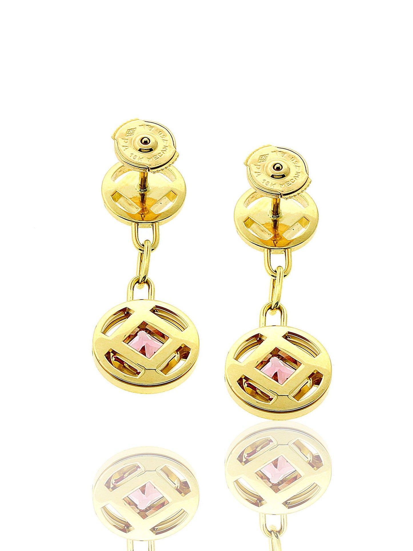 Cartier Pasha Diamond Earrings in 18k Yellow Gold