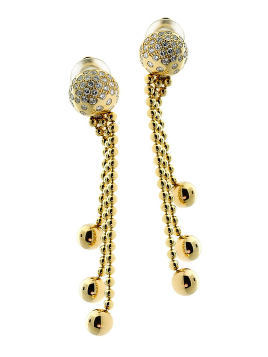 Cartier Pluie de Diamants Earrings in 18k Yellow Gold