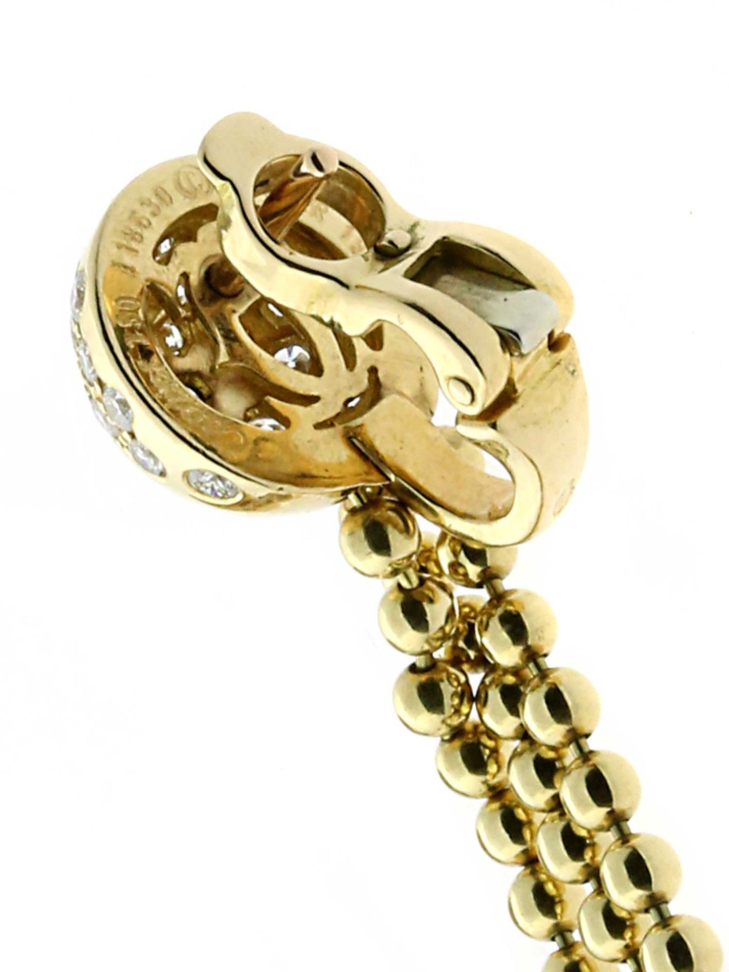 Cartier Pluie de Diamants Earrings in Yellow Gold