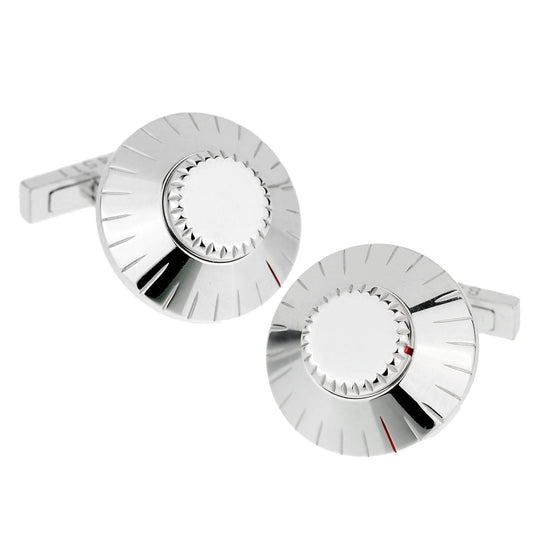 Cartier Safe Combination White Gold Cufflinks