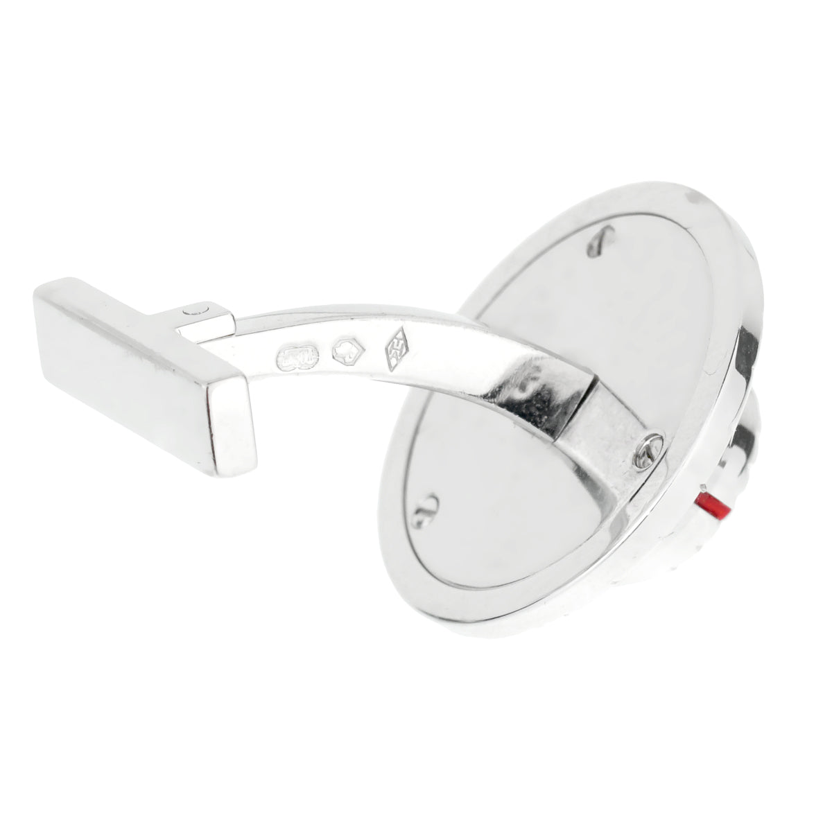 Cartier Safe Combination White Gold Cufflinks