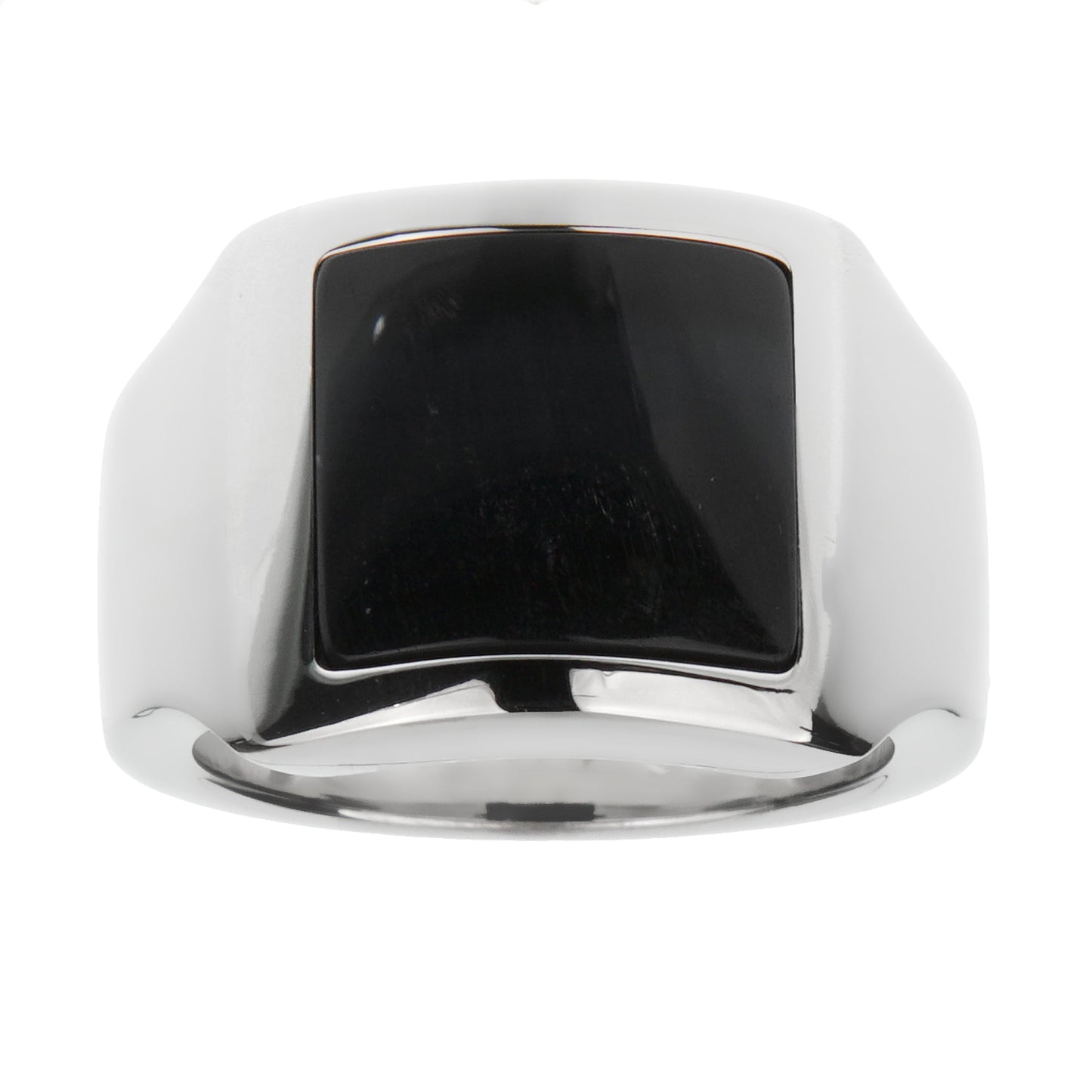 Cartier Santos White Gold Hawks Eye Cocktail Ring