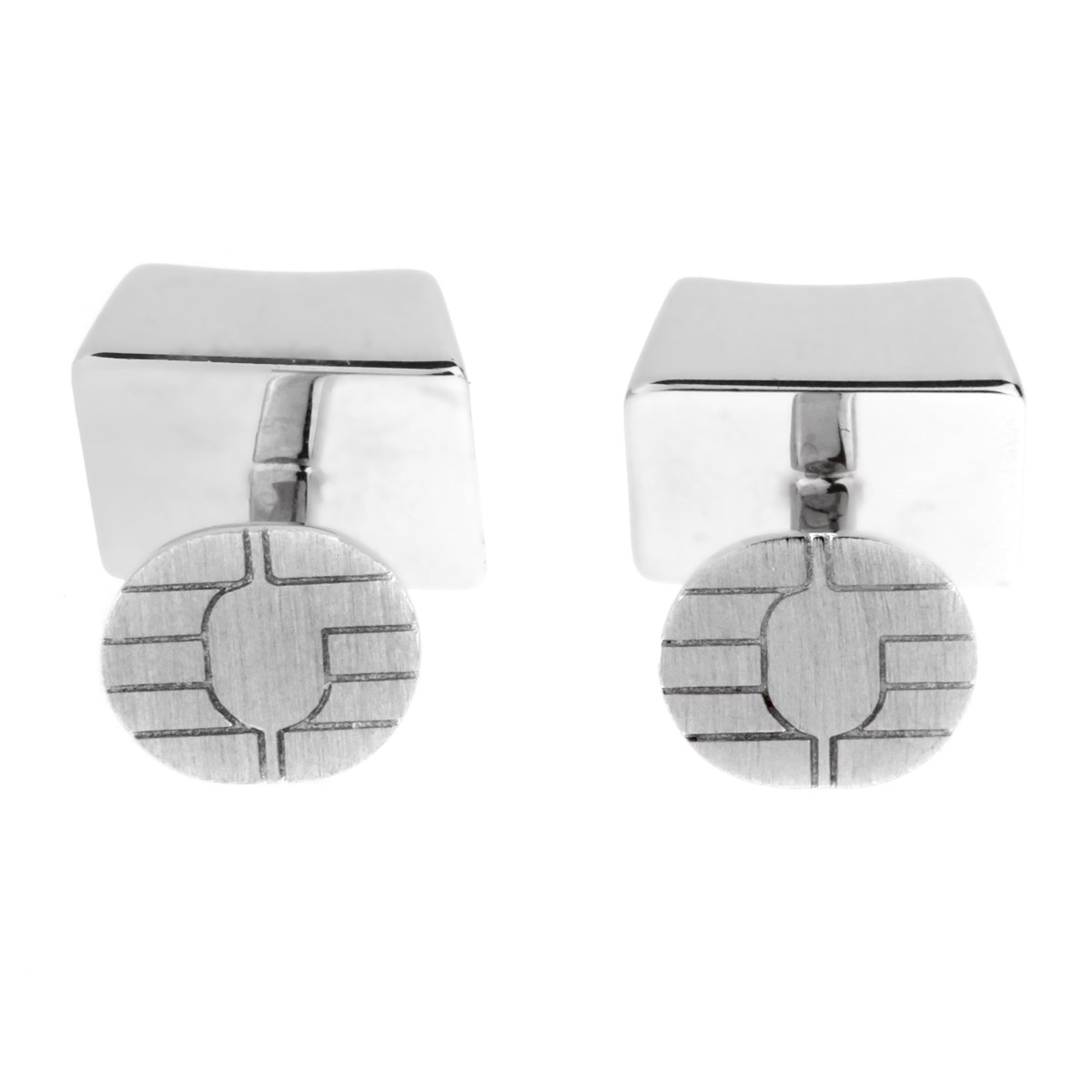 Cartier Shift Escape 18k White Gold Cufflinks