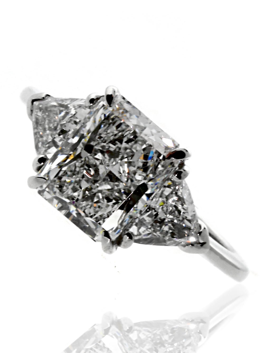 Cartier Starburst Diamond Engagement Ring in Platinum