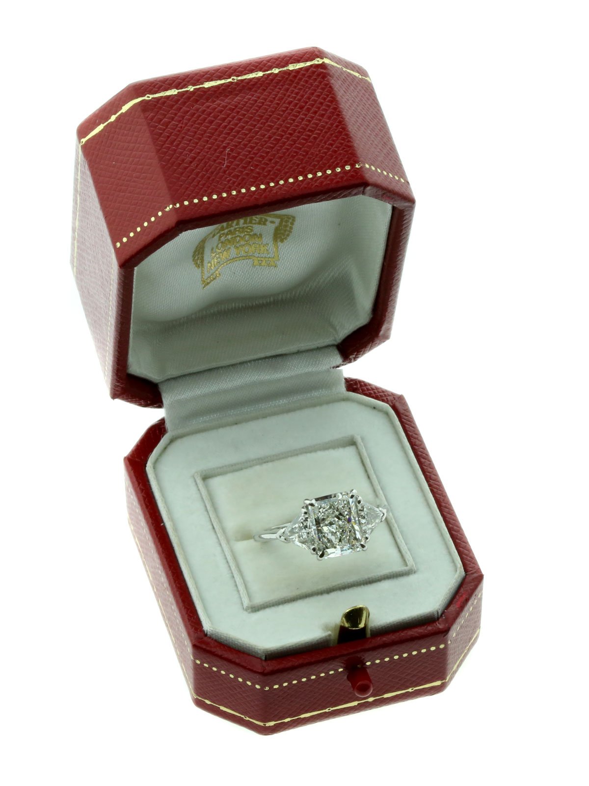 Cartier Starburst Diamond Engagement Ring in Platinum