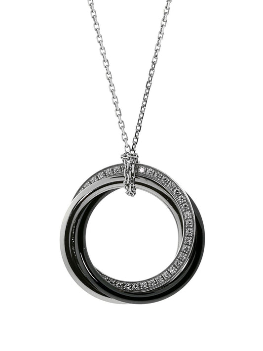 Cartier Trinity Ceramic Diamond Necklace