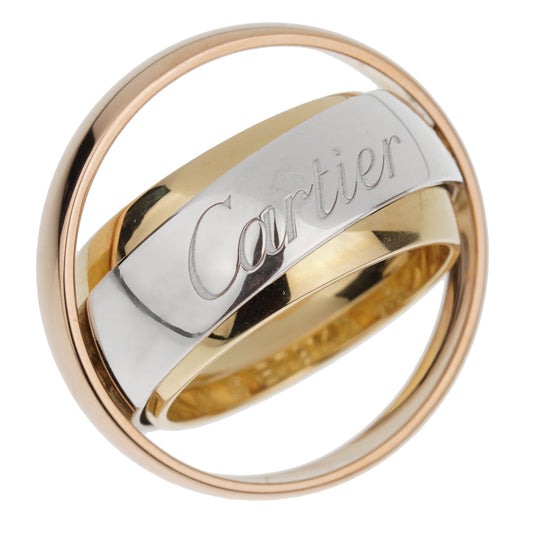 Cartier Vintage Trinity Tri Color Band Ring