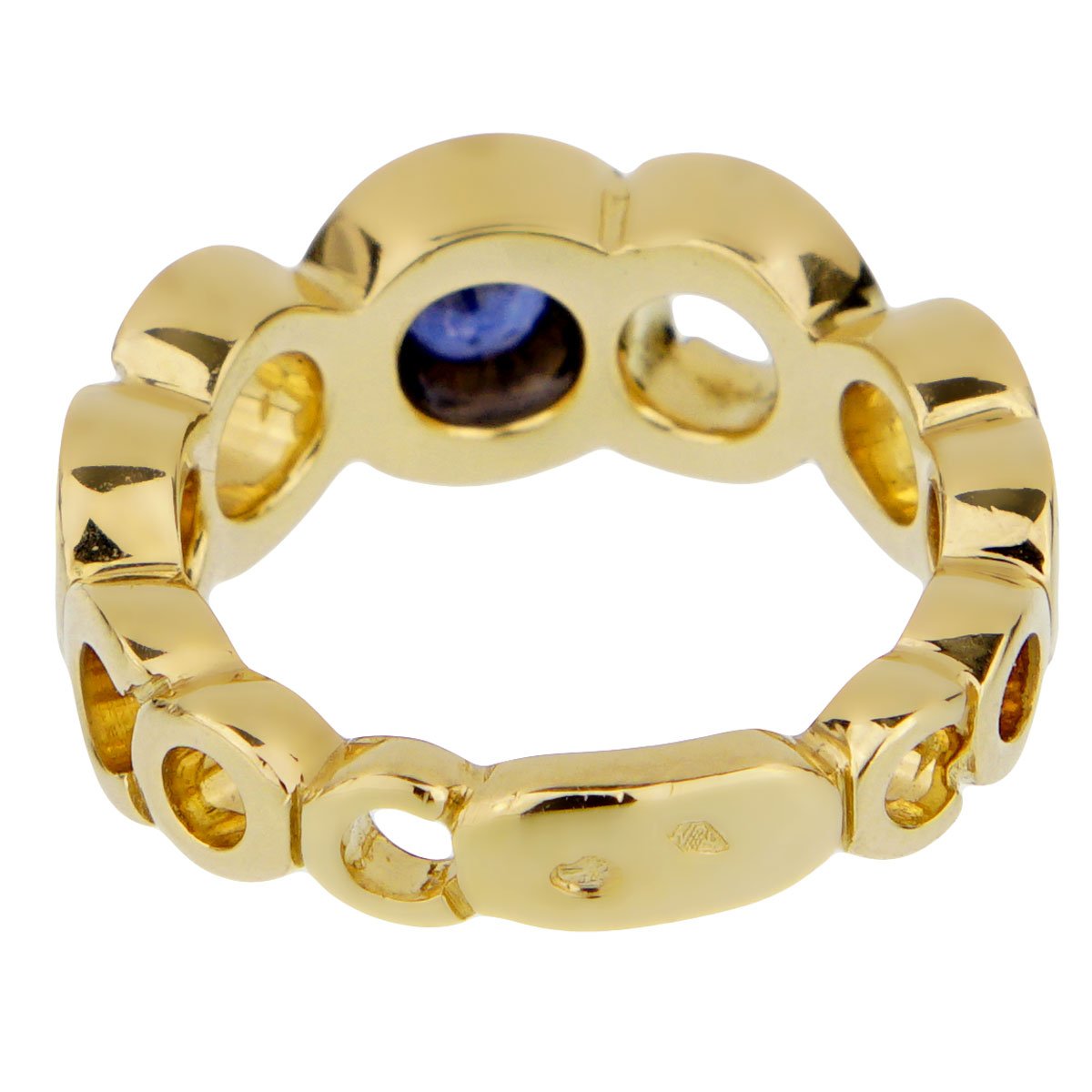 Chanel Coco Sapphire Yellow Gold Ring