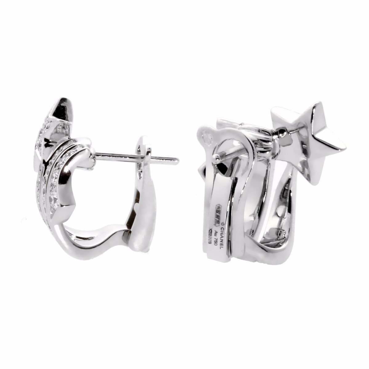 Chanel Comete Shooting Star Diamond Earrings