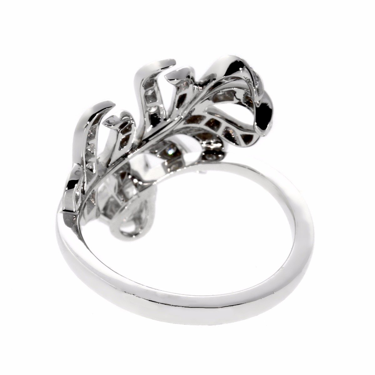 Chanel Plume Diamond Gold Cocktail Ring