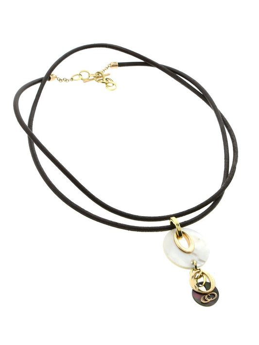 Chimento Mother of Pearl Multitone Gold Necklace