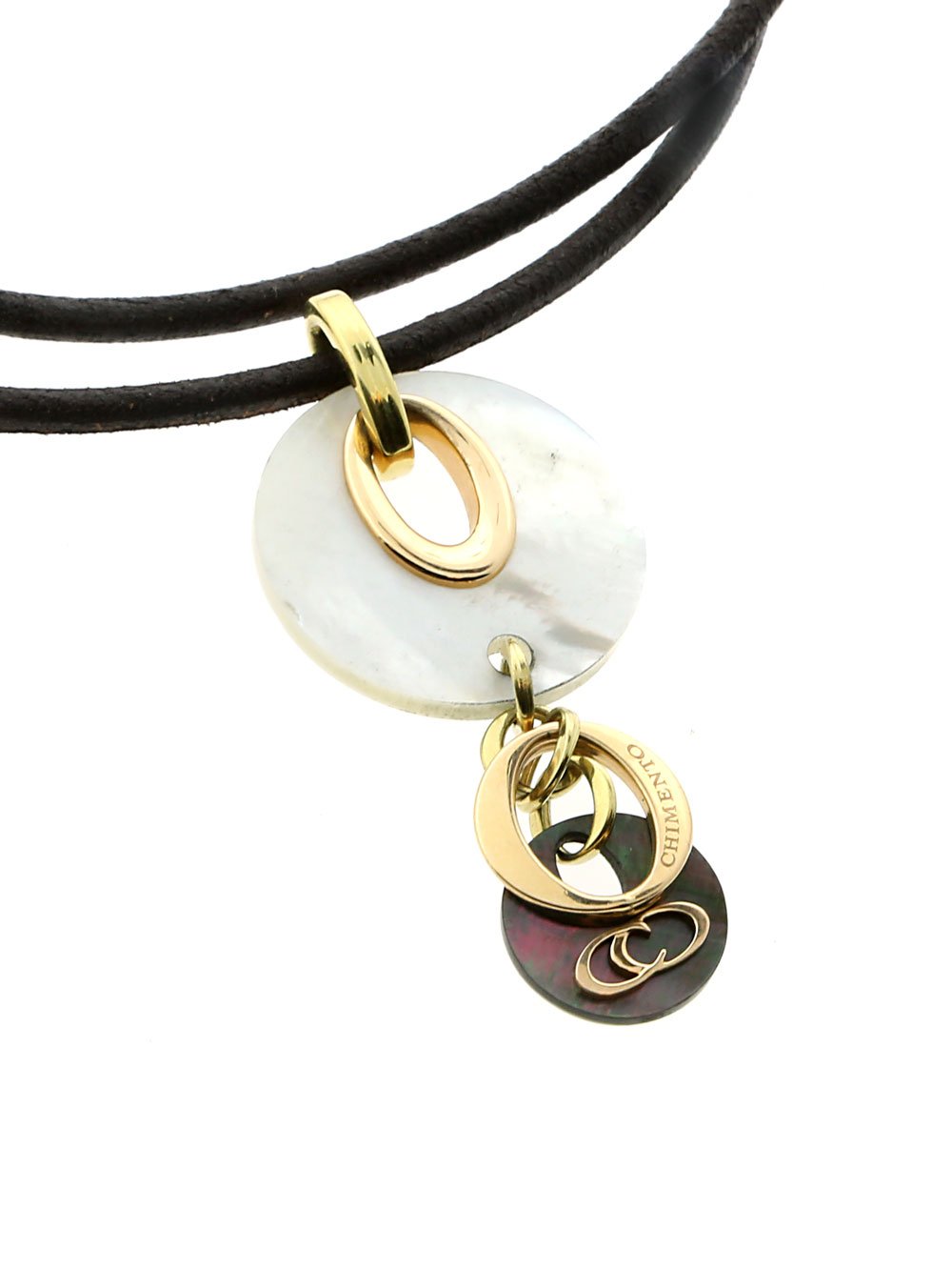 Chimento Mother of Pearl Multitone Gold Necklace