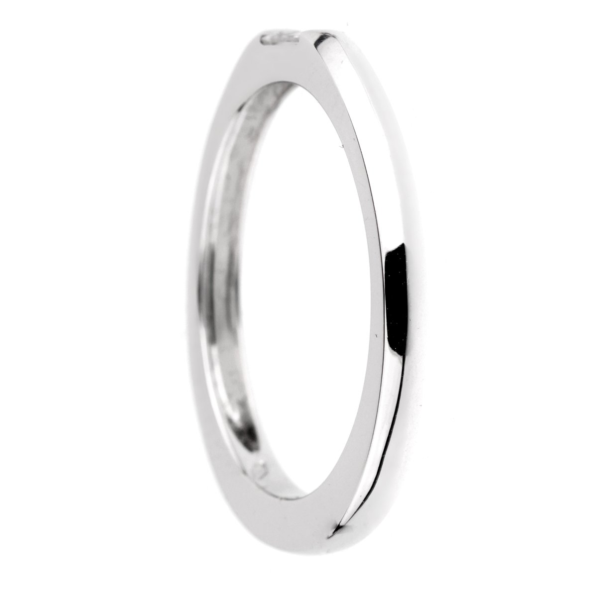 Chimento White Gold Diamond Baguette Ring
