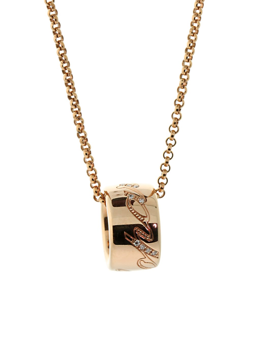 Chopard Chopardissimo Rose Gold Diamond Necklace 796580-5003